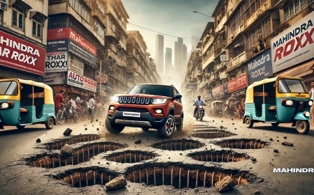 Mahindra Uses Mumbai’s Potholes as a Real-World Test Track for Thar ROXX