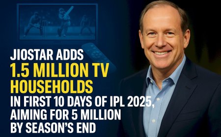 JioStar Adds 1.5 Million TV Households in First 10 Days of IPL 2025, Aiming for 5 Million by Season's End
