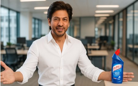 Shah Rukh Khan Opens His Arms for a Cleaner India with Harpic