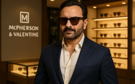 Saif Ali Khan Becomes the Face of McPherson & Valentine as Premium Eyewear Brand Launches in India