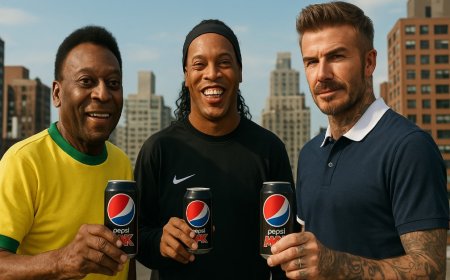 Pepsi Reignites Football Fever with Legends Pelé, Ronaldinho, and Beckham in New Campaign