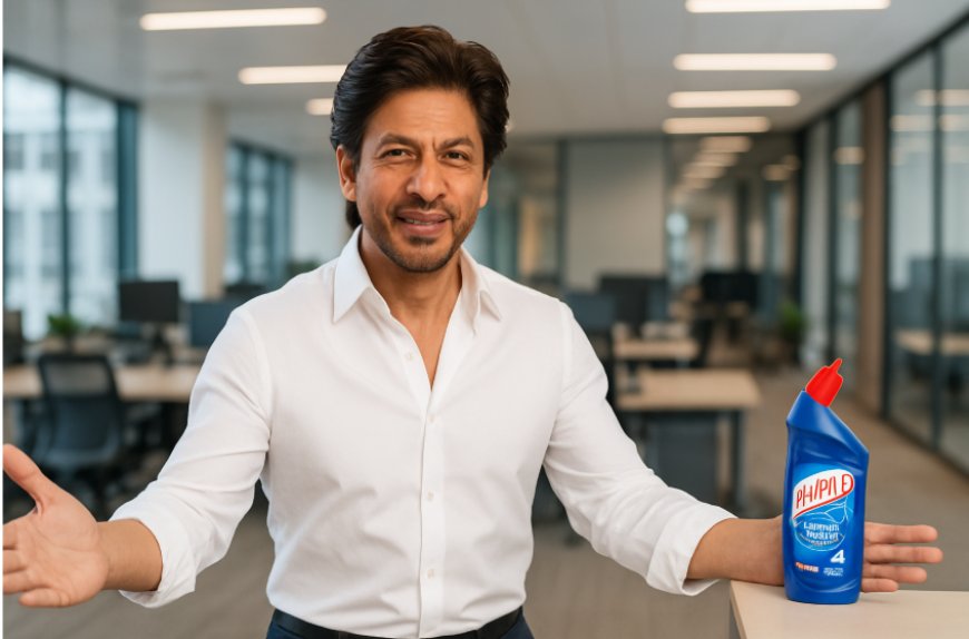 Shah Rukh Khan Opens His Arms for a Cleaner India with Harpic