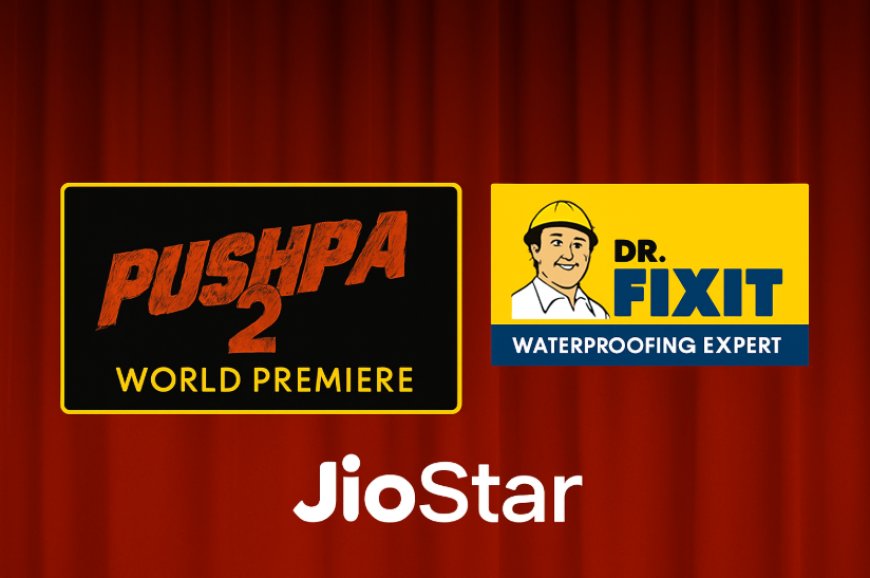 Dr. Fixit Steals Spotlight with Bold Branding Move at Pushpa 2 World Premiere on JioStar Network
