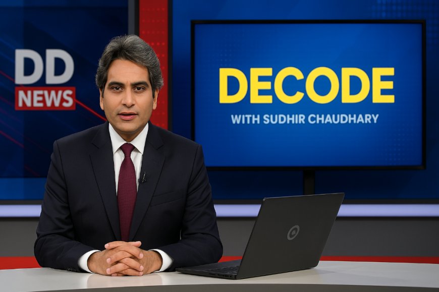 Sudhir Chaudhary's 'Decode’ nears 1M views in 24 hrs, redefines DD News' reach