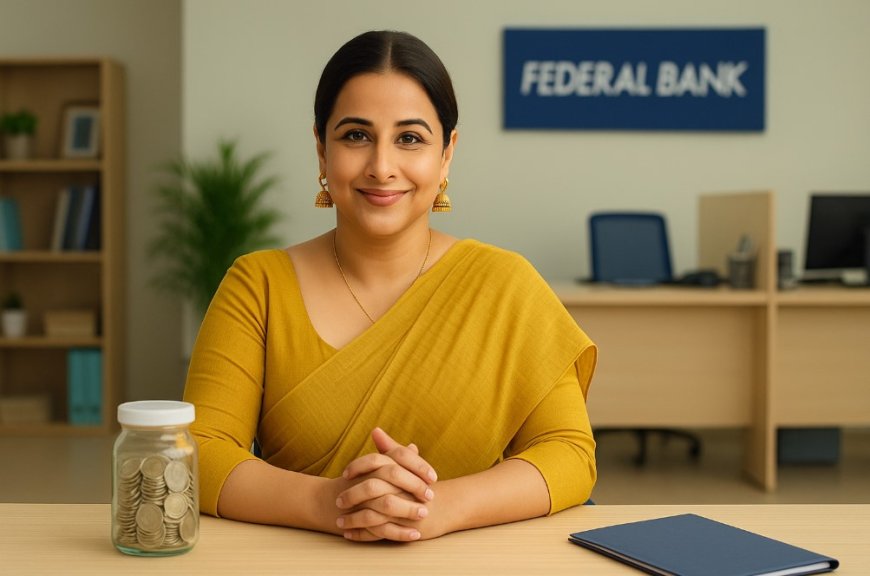 Vidya Balan Champions Financial Confidence in Federal Bank’s New Campaign on Deposits