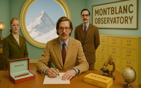 Wes Anderson Reimagines Luxury with Montblanc: A Cinematic Collaboration