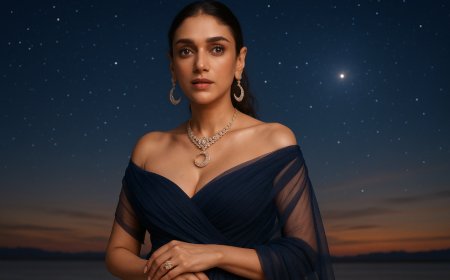Aditi Rao Hydari Embodies Celestial Grace in Indriya’s New ‘Aasmaniyat’ Collection Campaign