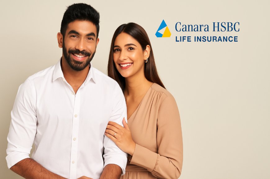 Power Couple Joins Forces With Canara HSBC Life Insurance: Jasprit Bumrah & Sanjana Ganesan as New Brand Faces