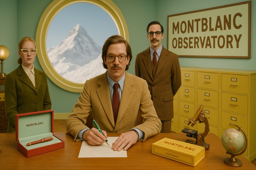 Wes Anderson Reimagines Luxury with Montblanc: A Cinematic Collaboration