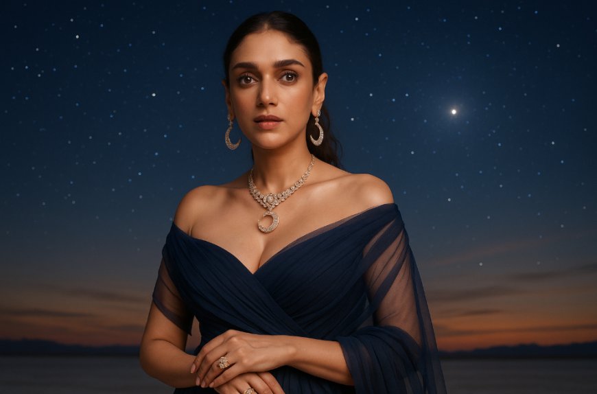 Aditi Rao Hydari Embodies Celestial Grace in Indriya’s New ‘Aasmaniyat’ Collection Campaign
