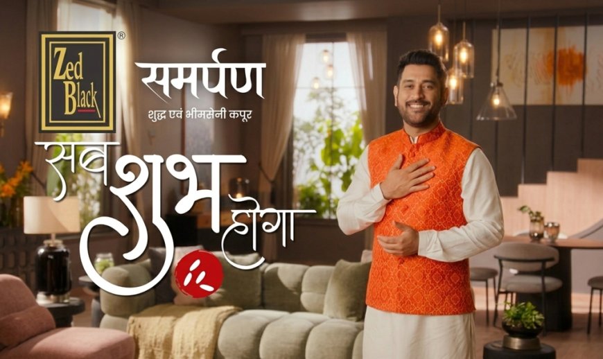 Zed Black's 'Sab Shubh Hoga': MS Dhoni Leads a Camphor Revolution