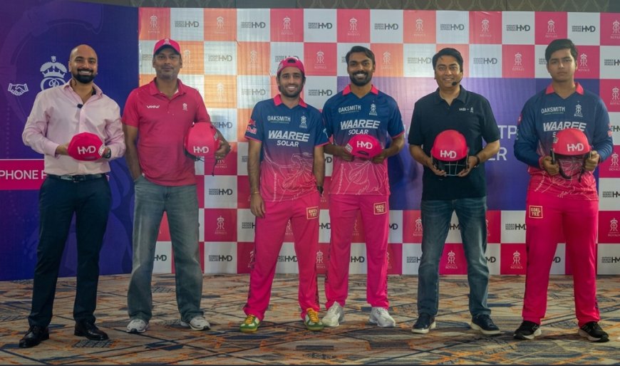 HMD elevates Rajasthan royals partnership to associate sponsor in third consecutive season