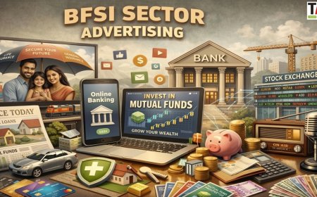 BFSI Advertising in 2025: Digital Surges 5X While TV Loses Ground