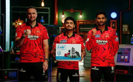 Lubi Industries Renews SRH Partnership as Principal Sponsor for IPL 2026