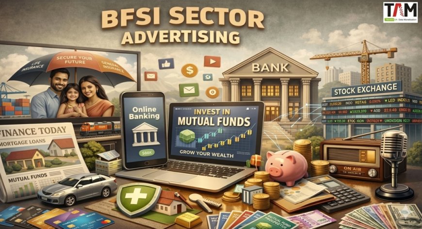 BFSI Advertising in 2025: Digital Surges 5X While TV Loses Ground