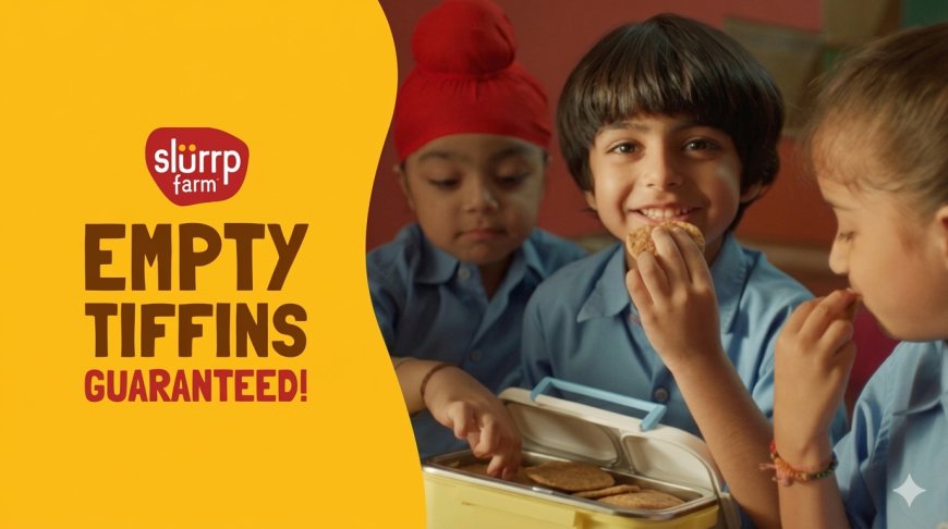 Slurrp Farm's Back to School Campaign Makes the Empty Tiffin a Victory Moment