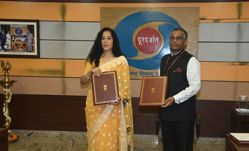 Doordarshan and ICCR Sign MoU to Take India's Cultural Heritage Global