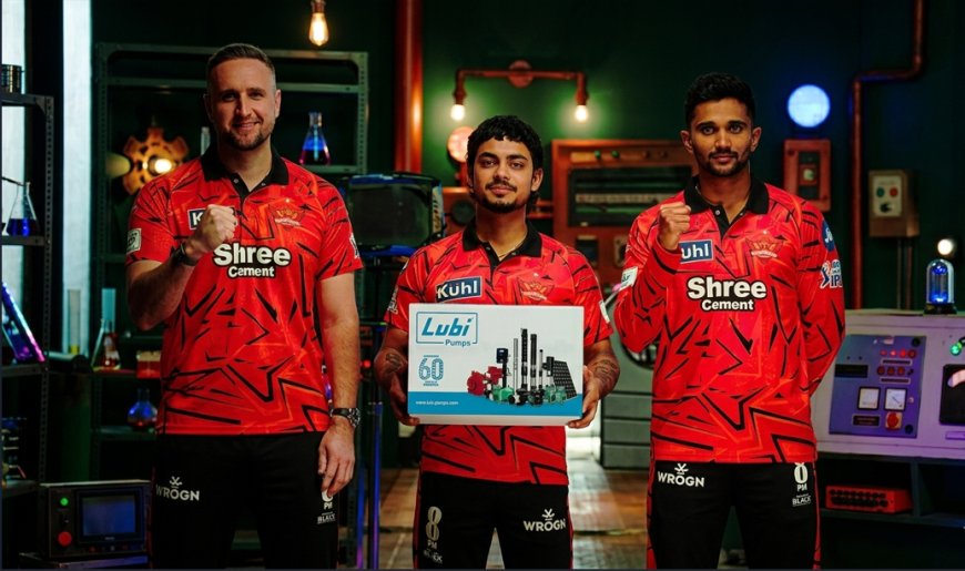 Lubi Industries Renews SRH Partnership as Principal Sponsor for IPL 2026